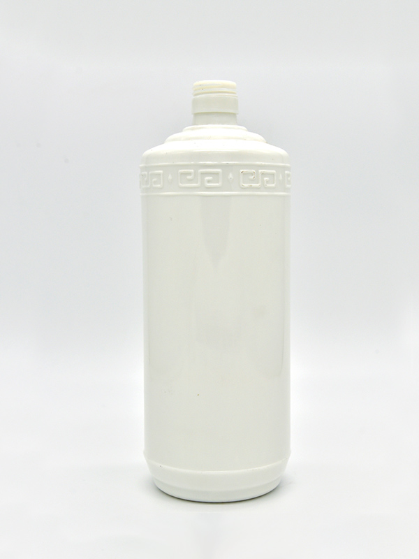 乳白玻璃酒瓶光瓶